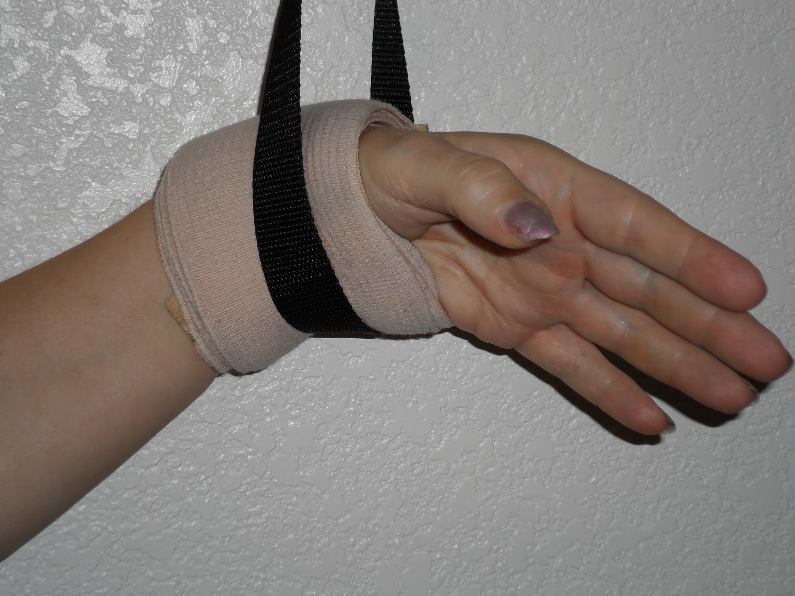 ace bandage on wrist
