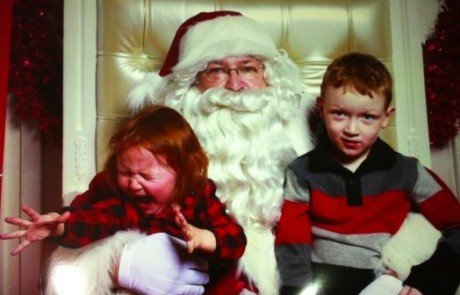 Are Parents Cruel for Forcing a Crying Child in Santa’s Lap? » Scary ...