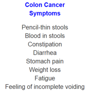 Thin Stools Colon Cancer, Pencil Thin Stools But No Blood