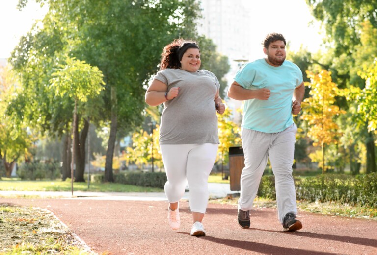 fat guy in joggers